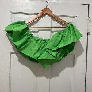 H&M Green Crop Top